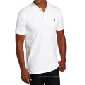 Men′s Solid Polo Shirt with Small Logo